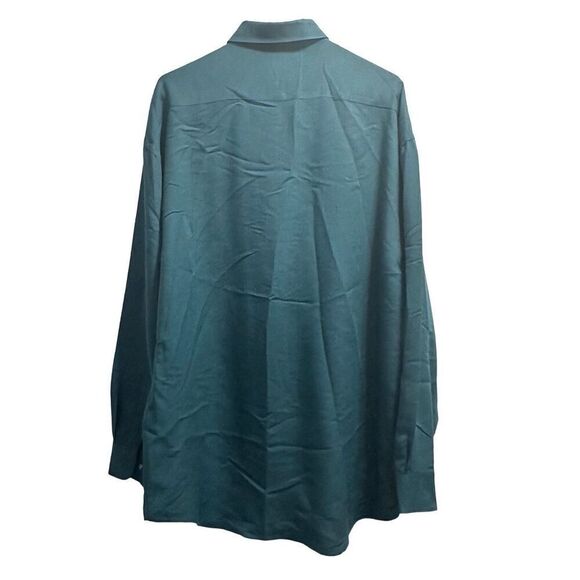 Men’s After Dark By Falcon Bay Green Long Sleeve Button Down Shirt Size L - Picture 2 of 3